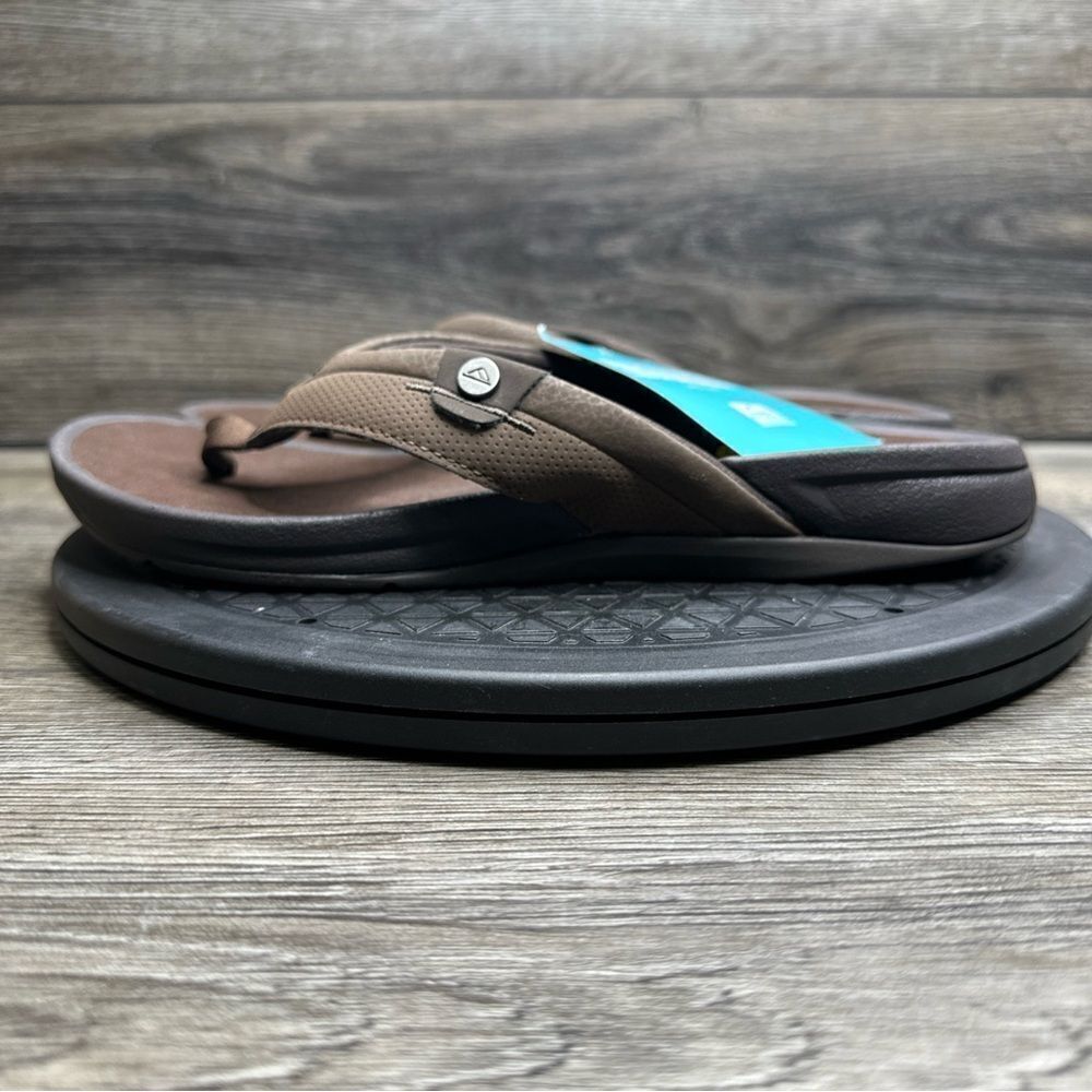 Reef Pacific Sandals Mens Tobacco Brown Size 8 - Picture 2 of 6
